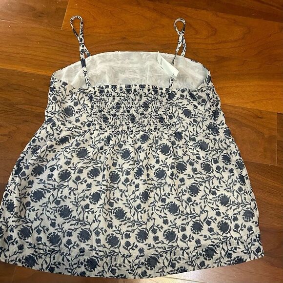 LOFT women’s teal and gray print tank camisole size small NWT - Picture 6 of 8